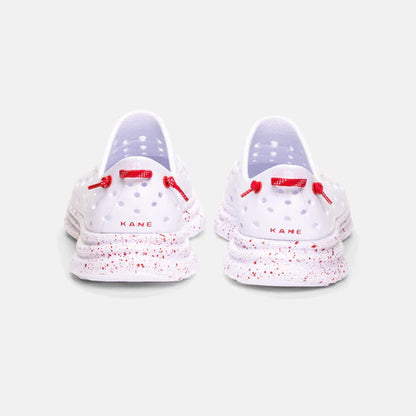 Revive - All White / Red Speckle