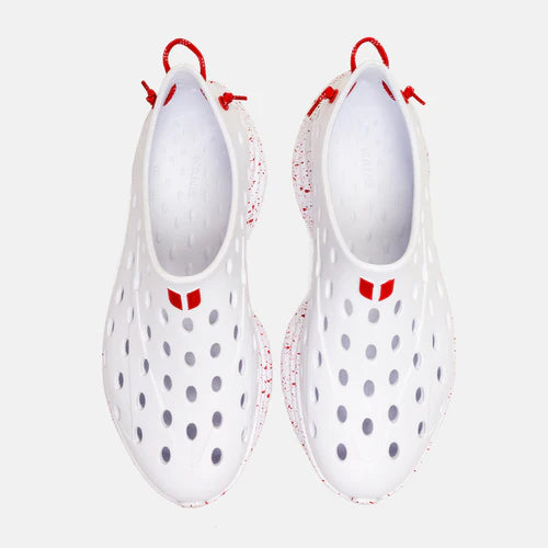 Revive - All White / Red Speckle