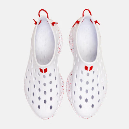 Revive - All White / Red Speckle