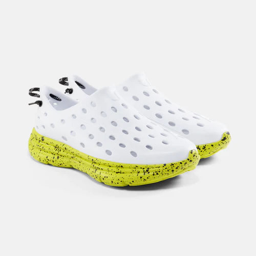 Revive - White / Neon Yellow Speckle